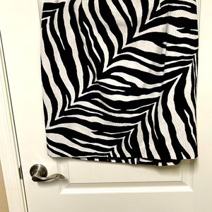 Talbots Zebra print skirt Womens plus size 16 Women’s Petite